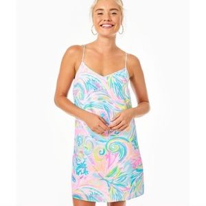 Lilly Pulitzer Silk Dusk Dress
Carnival Coral XXS NWOT